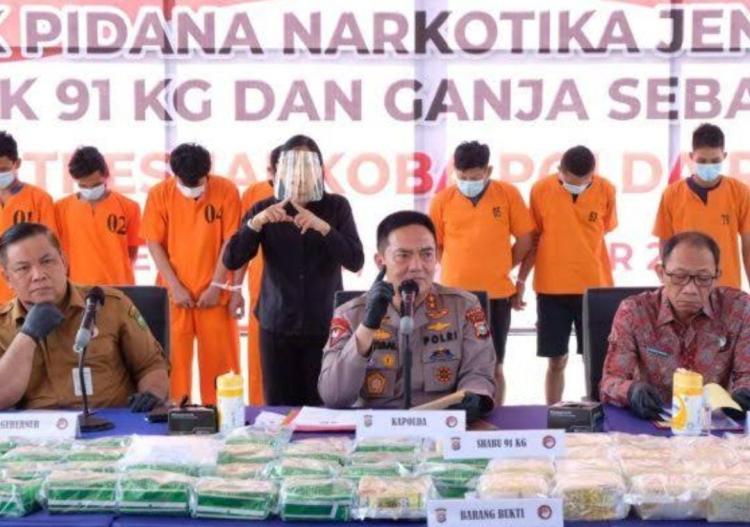 Polda Riau Bongkar Peredaran 91 Kilogram Sabu, Begini Kronologi Pengungkapannya