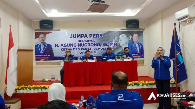 Panaskan Mesin Partai, Ketua Demokrat Riau Agung Nugroho Dorong Muzamil Maju Jadi Bupati Kepulauan Meranti