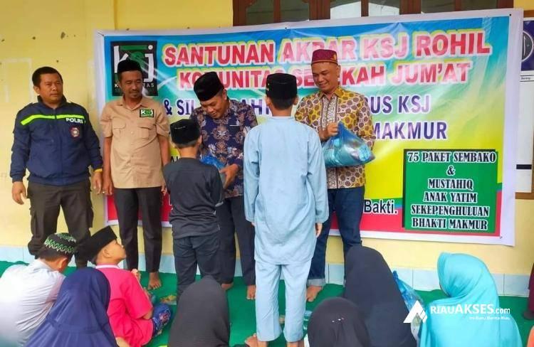 Komunitas Sedekah Jumat Rohil Kembali Gelar Santunan Akbar 