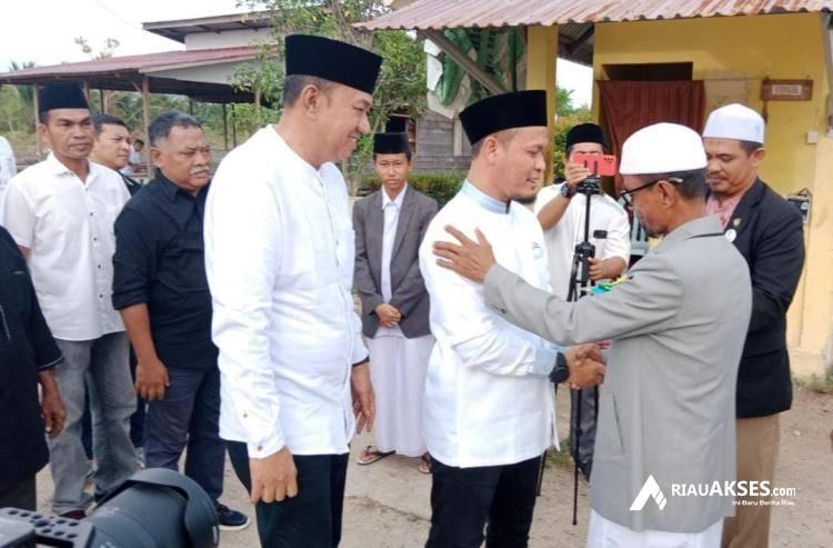 Ketua Partai Demokrat Riau Agung Nugroho Dorong Pembangunan Ponpes Darul Fikri Kepulauan Meranti