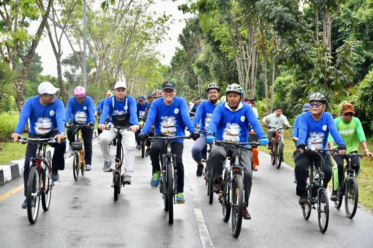 Pilih Siak Sebagai Tuan Rumah, FKIJK Riau Sukses Gelar Fun Bike Jelajah Kota Istana