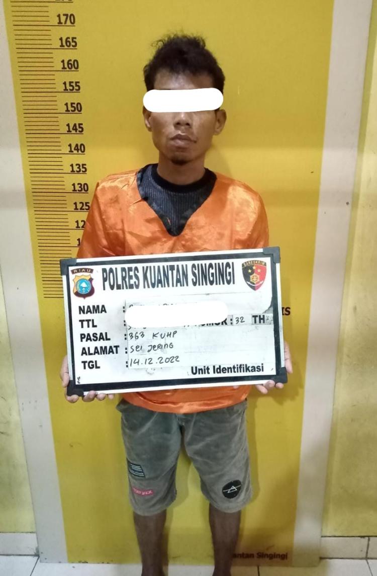 Pencuri di Kuansing Bikin Kaget Pemilik Rumah, Kini Berurusan dengan Polisi