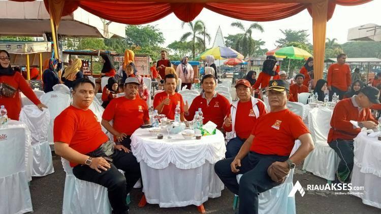 Rayakan Milad Pertama, Ikatan Keluarga Luhak Agam Kuansing Gelar Jalan Santai Bersama