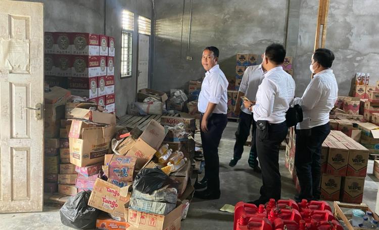 Polres Kuansing Amankan 832 Botol Miras Dalam Operasi Pekat Lancang Kuning 2022