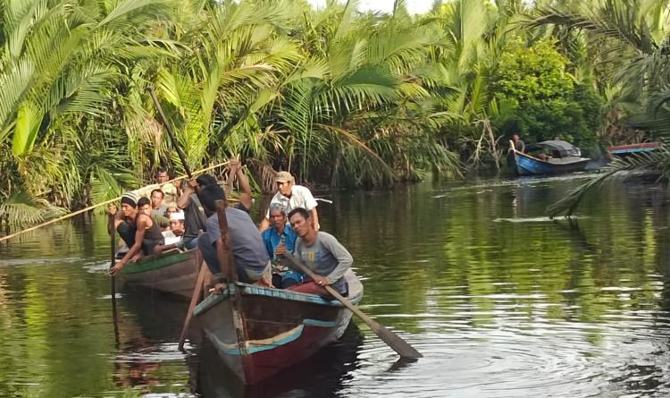 Diduga Dimangsa Buaya, Petani Sawit di Dumai Hilang di Sungai Senepis