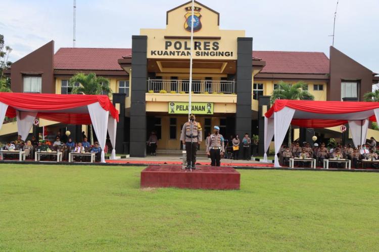 Polres Kuansing Siap Amankan Operasi Lilin Lancang Kuning Nataru 2022