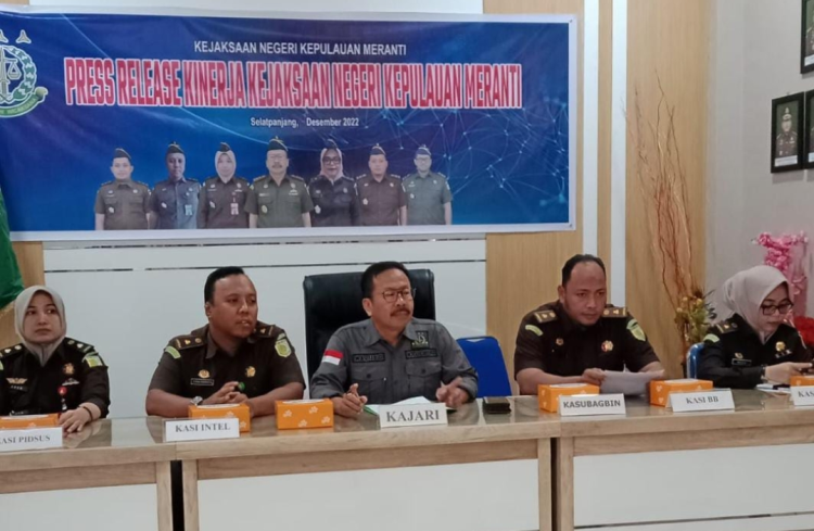 Ini Daftar Lengkap Capaian Kerja Kejari Kepulauan Meranti Sepanjang 2022, Kasus Dana Desa Masuk Daftar