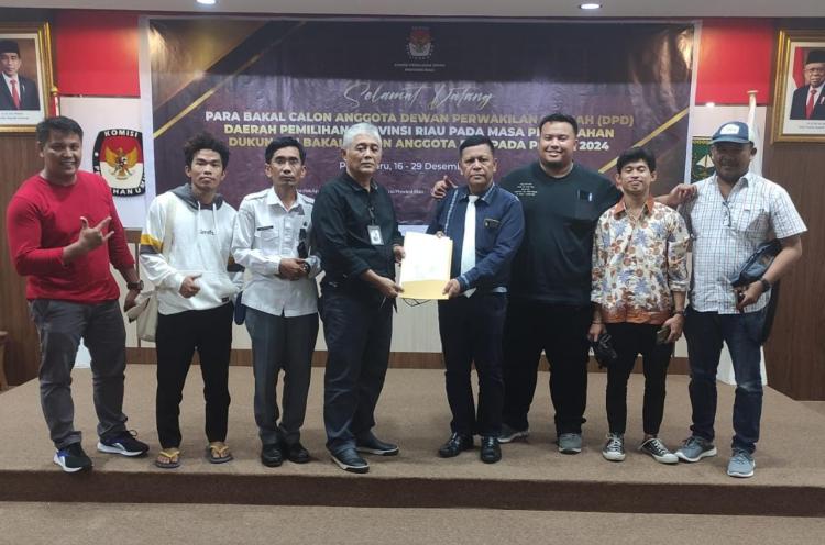 Terbaru! KPU Riau Terima Berkas Dukungan 41 Bakal Calon DPD RI
