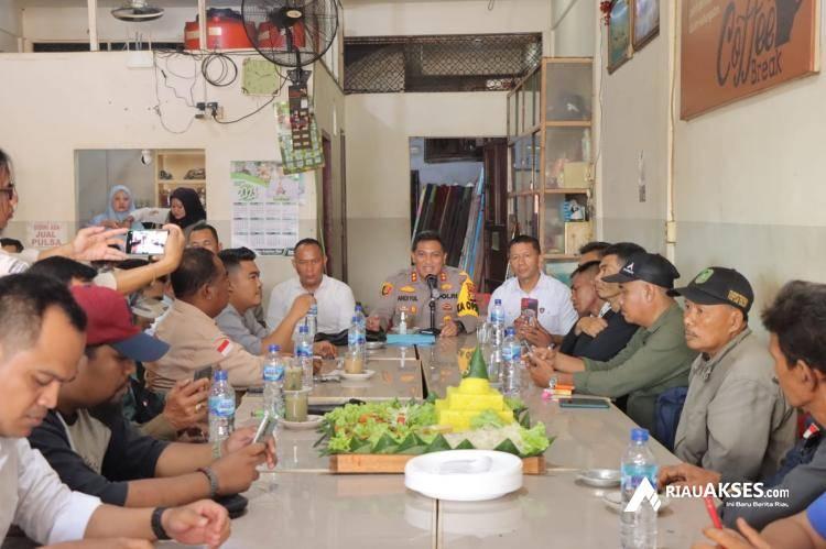 Coffee Morning Akhir Tahun Bersama Wartawan, Kapolres Beberkan Kinerja Sepanjang 2022