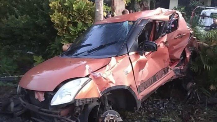 Insiden Kecelakaan Terjadi Lagi di Jalan Tol Pekanbaru-Dumai, Libatkan Mobil Suzuki Swift dan Truk Tronton