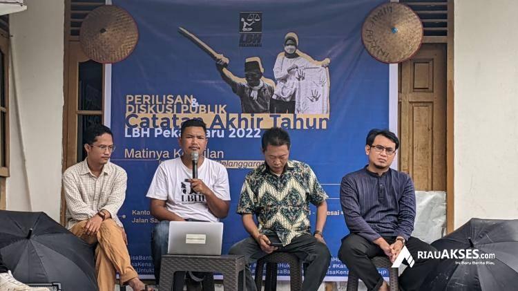 Sepanjang 2022, LBH Pekanbaru Bantu 1.106.356 Orang Penerima Manfaat Bantuan Hukum