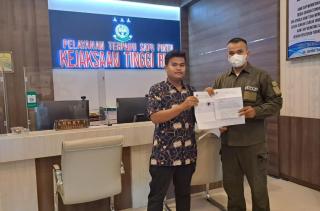 Aksi Demo Dugaan 13.432 Hektare Kebun Sawit PT Ivo Mas Tunggal Dalam Kawasan Hutan Cuma Kirim Surat Tuntutan ke Kejati Riau