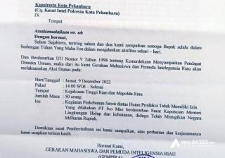 Dituding Garap Hutan 13.432 Hektare untuk Kebun Sawit, PT Ivo Mas Tunggal Bakal Didemo ke Kejati dan Mapolda Riau