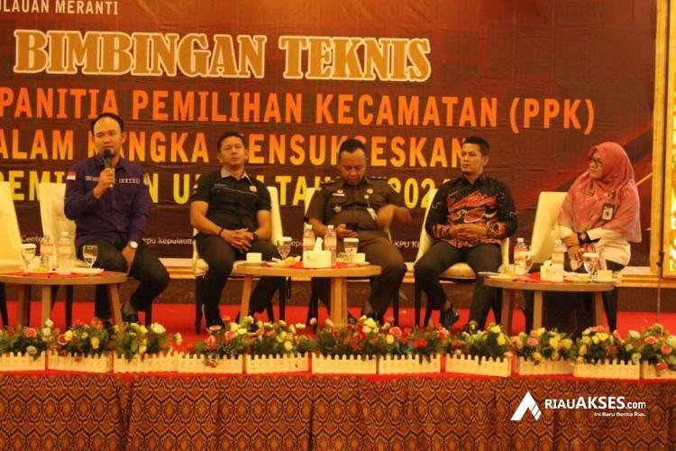 Jangan Main-main! Bawaslu Kepulauan Meranti Ingatkan Panitia Pemilihan Kecamatan Bisa Kena Pidana Pemilu