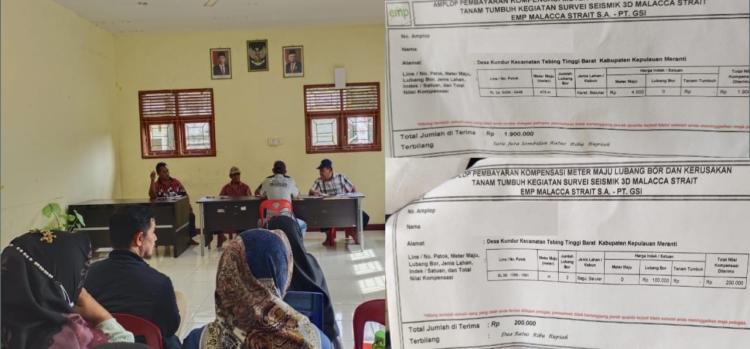 Anggota DPRD Meranti Desak PT Gelombang Seismik Indonesia Bayar Kompensasi Masyarakat Terdampak Sesuai Perjanjian Awal