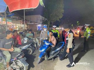 Ciptakan Kondisi Aman di Tengah Masyarakat, Polres Kuansing Lakukan Operasi Rutin
