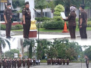 Apel Pagi Kejati Riau, Asintel Raharjo Ingatkan Jaksa Bekerja Ikhlas