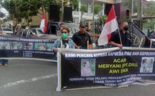 Nilai Ada Kejanggalan Kasus Sengketa Lahan di Siak Tak Kunjung Tuntas, LSM Perisai Riau Unjuk Rasa di Polda Riau