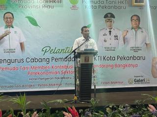 Williams Hagai Pimpin Pemuda HKTI Kota Pekanbaru, Mantapkan Peran Generasi Muda Menuju Swasembada Pangan