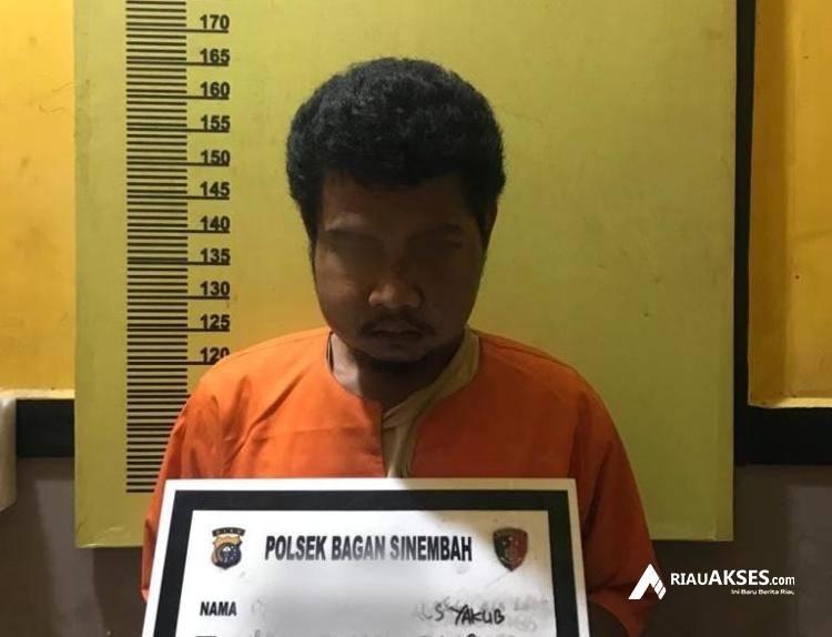 Pria di Rokan Hilir Masukan Sabu ke Dalam Mulutnya Saat Akan Ditangkap