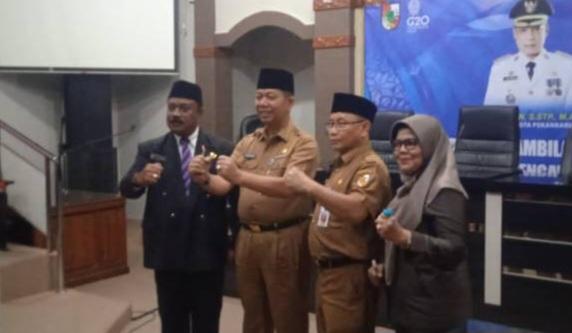 Indra Pomi Lantik Puluhan Pejabat Pemko Pekanbaru Baru Dilantik, Ini Daftarnya