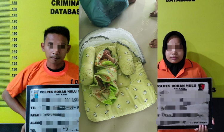 Anak Perempuan Dibuang di Dalam Masjid di Rohul Ternyata Hasil Hubungan Gelap, 2 Pelaku Ditangkap Polisi