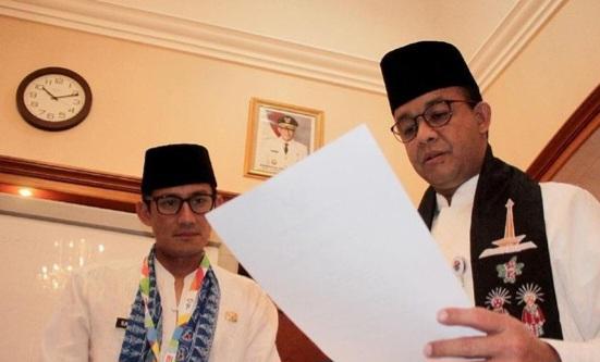 Surat Pernyataan Utang Rp 92 Miliar Anies Baswedan ke Sandiaga Uno: Lunas Kalau Menang Pilkada DKI