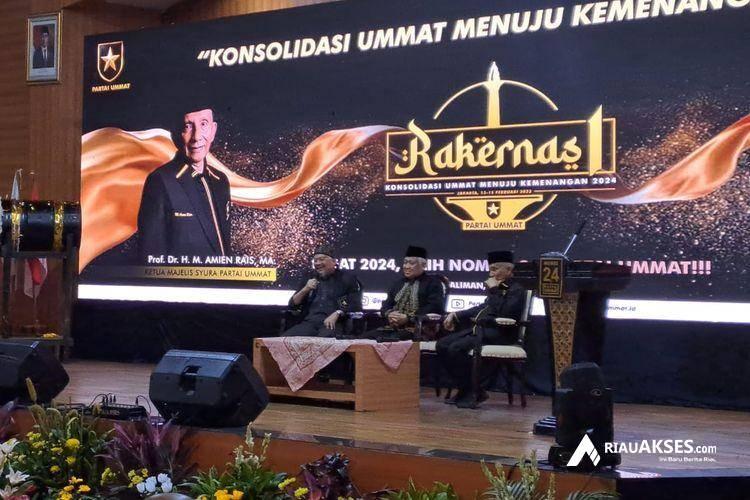 Partai Ummat Rakernas Perdana Bahas Usungan Capres, Siapa didukung?