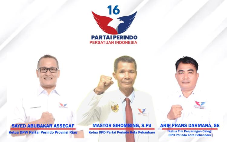 DPD Perindo Kota Pekanbaru Buka Pendaftaran Bacaleg, Ditutup 16 Maret Mendatang