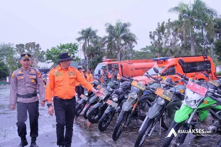Apel Siaga Karhutla di Kepulauan Meranti, Pemkab Bersama Instansi Terkait Bersinergi Tanggani Kebakaran