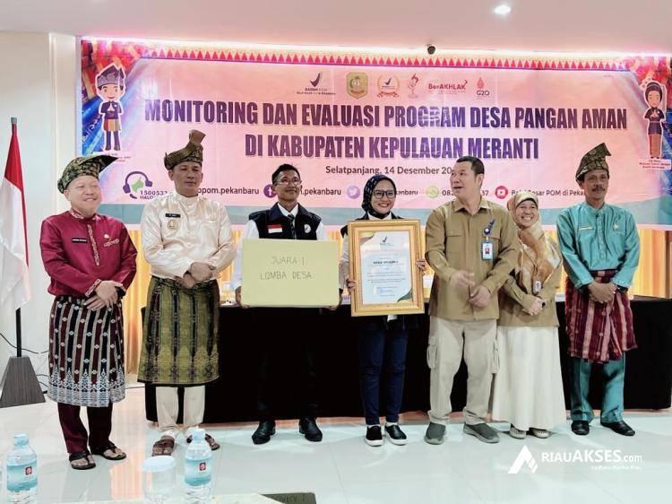 Satu-satunya di Riau, Desa Mekong di Kepulauan Meranti Dapat Predikat Desa Pangan Aman Tingkat Nasional