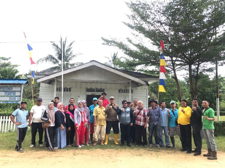 Kamis Bersih, Perangkat Kepenghuluan Balai Jaya Rokan Hilir Gotong Royong