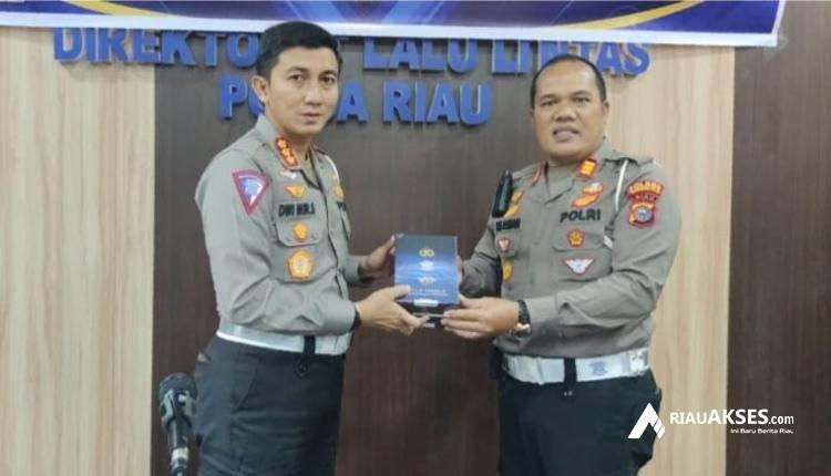 Satlantas Polres Inhil Terima Kamera ETLE dari Polda Riau