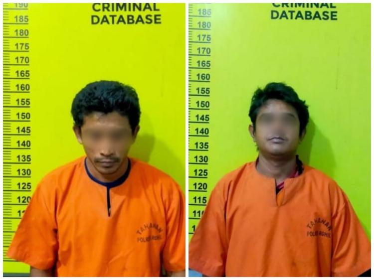 Ingin Transaksi Narkoba di Gubuk Kosong, Dua Pria di Rohil Langsung Diamankan Polisi
