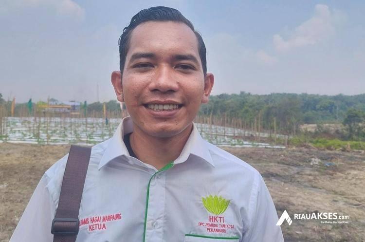 Pemuda Tani HKTI Pekanbaru Dikomandoi Williams Hagai Marpaung Sukses Buka Kebun Labu Madu di Kulim, Gerakkan Masyarakat Kelola Lahan Tidur