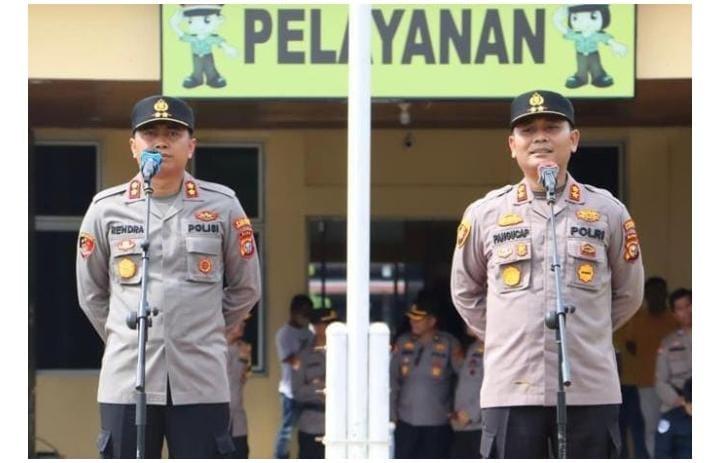 AKBP Rendra Oktha Pamit Tinggalkan Polres Kuansing, AKBP Pangucap Mohon Dukungan