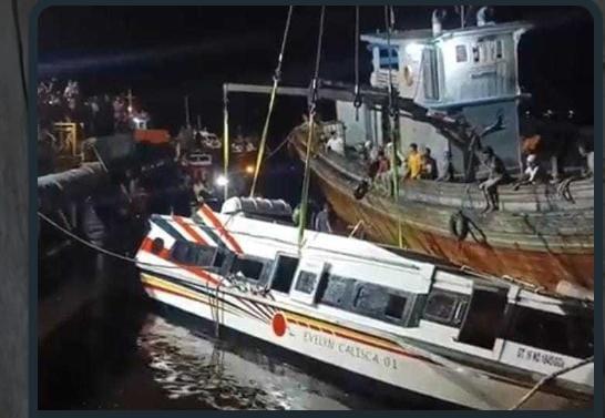 Polisi Amankan Nahkoda dan 4 ABK Speedboat Evelyn Calisca 01 yang Terbalik dan Tewaskan 11 Penumpang di Perairan Guntung Inhil