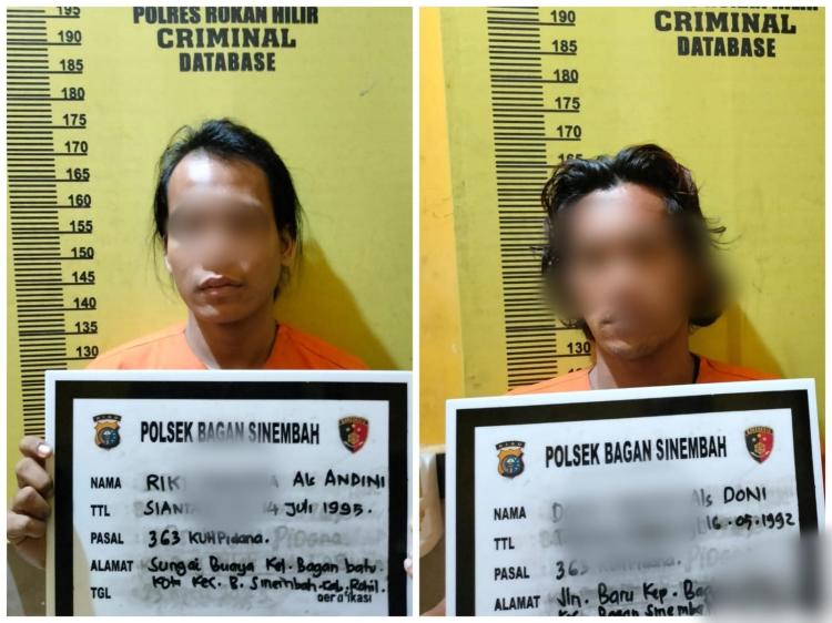 Waduh! 2 Waria di Rohil Ditangkap Polisi Gara-gara Bobol Kios Buah