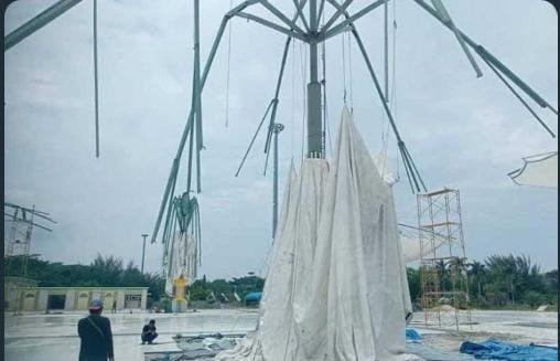 Proyek Payung Elektrik Rp 42 Miliar Masjid An Nur Riau Bikin Gaduh: Kontraktor Diblacklist, Kejati Riau Mulai Membidik