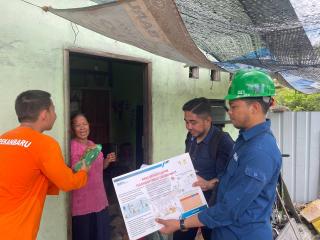 Minimalisir Kecelakaan, PLN Gelar Sosialisasi Keselamatan Ketenagalistrikan di Pulau Ngenang