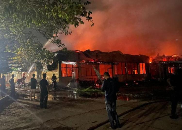 Rumah Sakit Puri Husada Tembilahan Terbakar, Ini Ruangan yang Dijilat Api