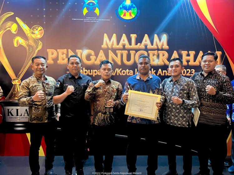 Kepulauan Meranti Kembali Raih Penghargaan Kabupaten Layak Anak Kategori Nindya, Ini Indikatornya