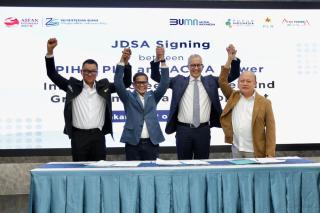 PLN Kolaborasi dengan ACWA Power dan Pupuk Indonesia Kembangkan Green Hydrogen dan Green Ammonia Terintegrasi