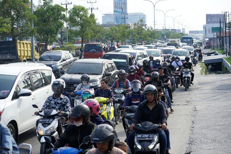 Jalan Bandeng Diberlakukan Satu Arah, Upaya Pengurangan Titik Macet di Pekanbaru
