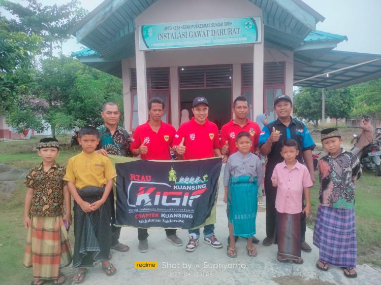 KIGIF Merah Putih Kuansing Gelar Sunatan Massal Kerja Sama dengan Puskesmas Sungai Sirih