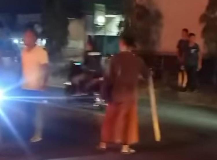 Resah Balap Liar Makin Menjadi-jadi, Warga Bagan Batu Rokan Hilir Sweeping Sepeda Motor, Polisi Dicolek