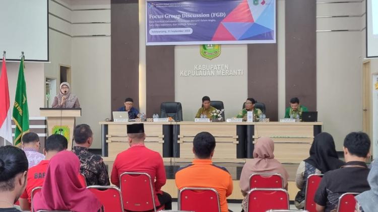 Satu Data Indonesia, BPS Minta Pemda Meranti Sajikan Data yang Bisa Dipercaya