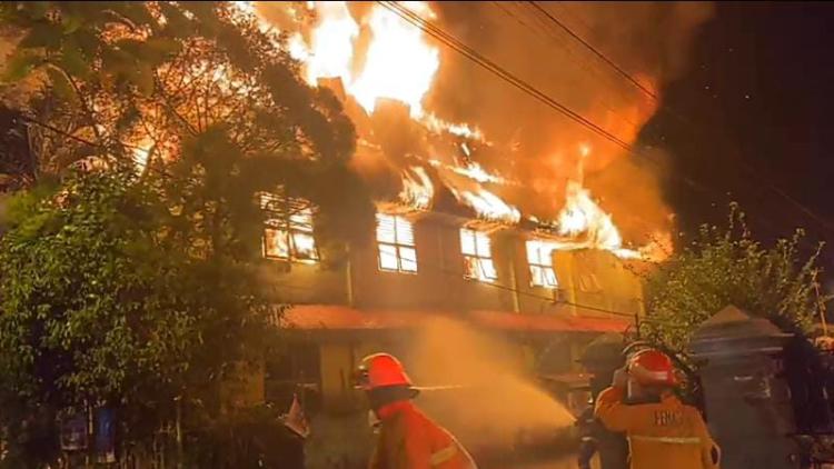 Si Jago Merah Lalap Habis 3 Ruangan Kelas SD Negeri 83 Pekanbaru 