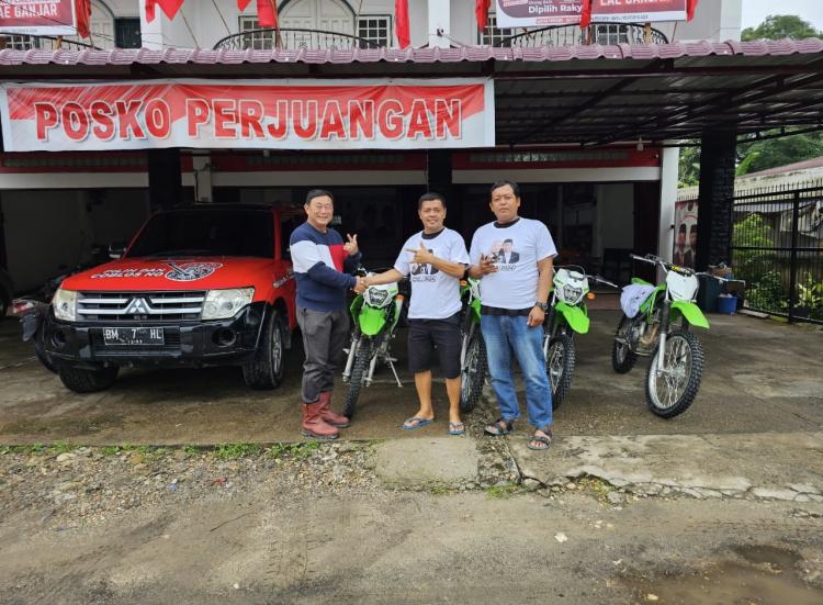 Berhasil Raup Dua Ribu Suara, Ketua DPC PDI-P Kuansing Bakal Beri Caleg Reward 4 Unit Kendaraan Roda 2