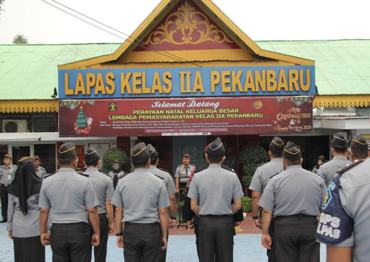 942 Narapidana di Riau Terima Remisi Khusus Natal, 6 Orang Langsung Bebas